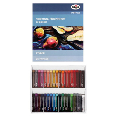 Пастель масляная 36 цветов Гамма Студия 1375520